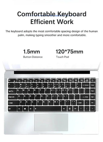 2025 Laptop Core i7 7500U A3950 Portable Laptops Windows 11 Pro 16GB DDR4 1TB SSD 1920*1080 HD PC Gaming Computer Notebook Gamer