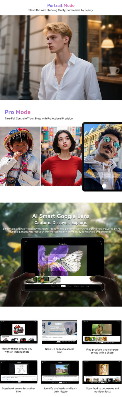 【World premiere】Blackview MEGA 3 Tablet 12.1" 2.5K 90Hz Display 12GB 256GB 8800mAh 50MP Camera 33W Fast Charging Android 15 Pa
