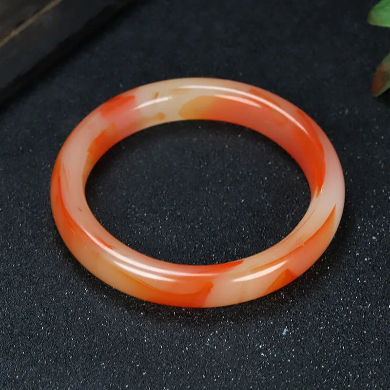 Multicolor Imitate Jade Bangle Charm Jewellery Fashion Accessories Hand-Carved Lucky Amulet Gifts for Women Her Men