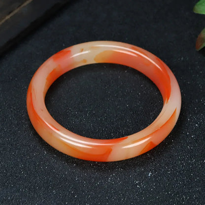 Multicolor Imitate Jade Bangle Charm Jewellery Fashion Accessories Hand-Carved Lucky Amulet Gifts for Women Her Men