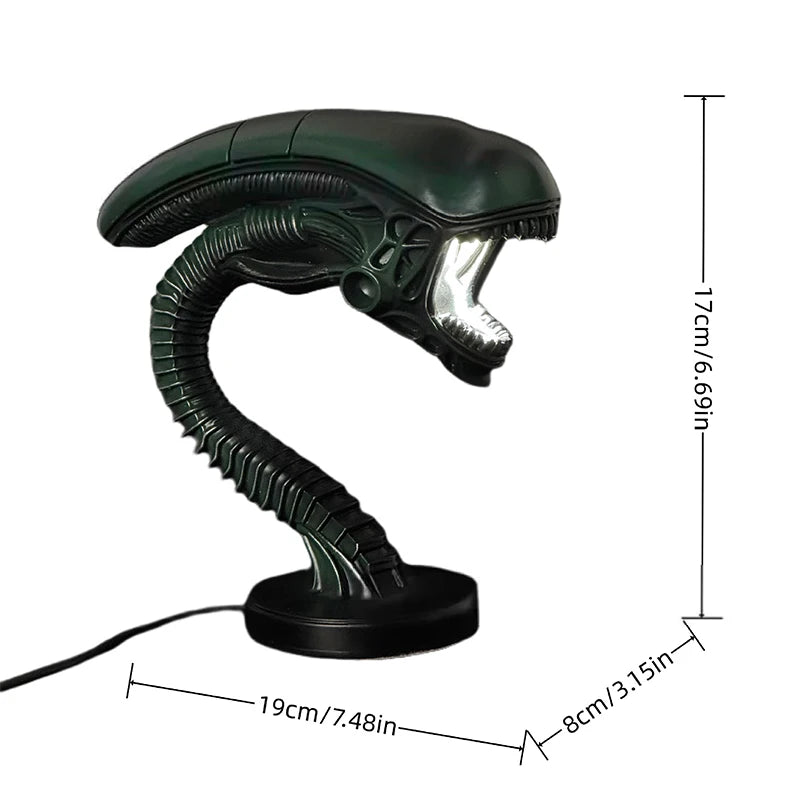 〔CC55〕Unique Alien Creature Lamp Stand, Bedroom Home Decorative Lamps, Resin Decoration Items Ornaments, Two Styles Optional,1pc