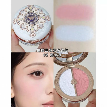 Flower Knows Powder Blusher Soft Matte Fog Cheek Blush Never Family Series   Relief Color Girl Natural Durable Naiwa Shop