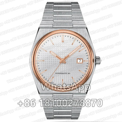 Men Women Automatic Mechanical Watches Steel Classic Business Leisure Simple Wristwathch Top Quality Luxury Pxx 40mm 35mm