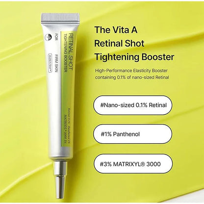 Korean Retinol Shot Eye Tightening Moisturizing Booster Cream,Facial Moisturizing Serum,,Reduce Wrinkles & Fine Lines,Anti-Aging