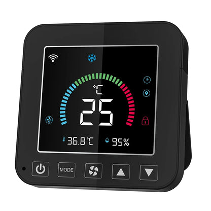 Tuya WiFi Smart Air Conditioner LCD Touch Screen USB Temperature Humidity Controller IR Remote Controll for Google Home Alexa