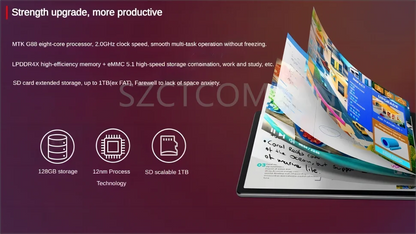 Global Firmware 8GB 128GB CN Version Original New Lenovo Pads Zhaoyang Tab K10 10.95' 90Hz MTK Helio G88 Tablets 7040mAh