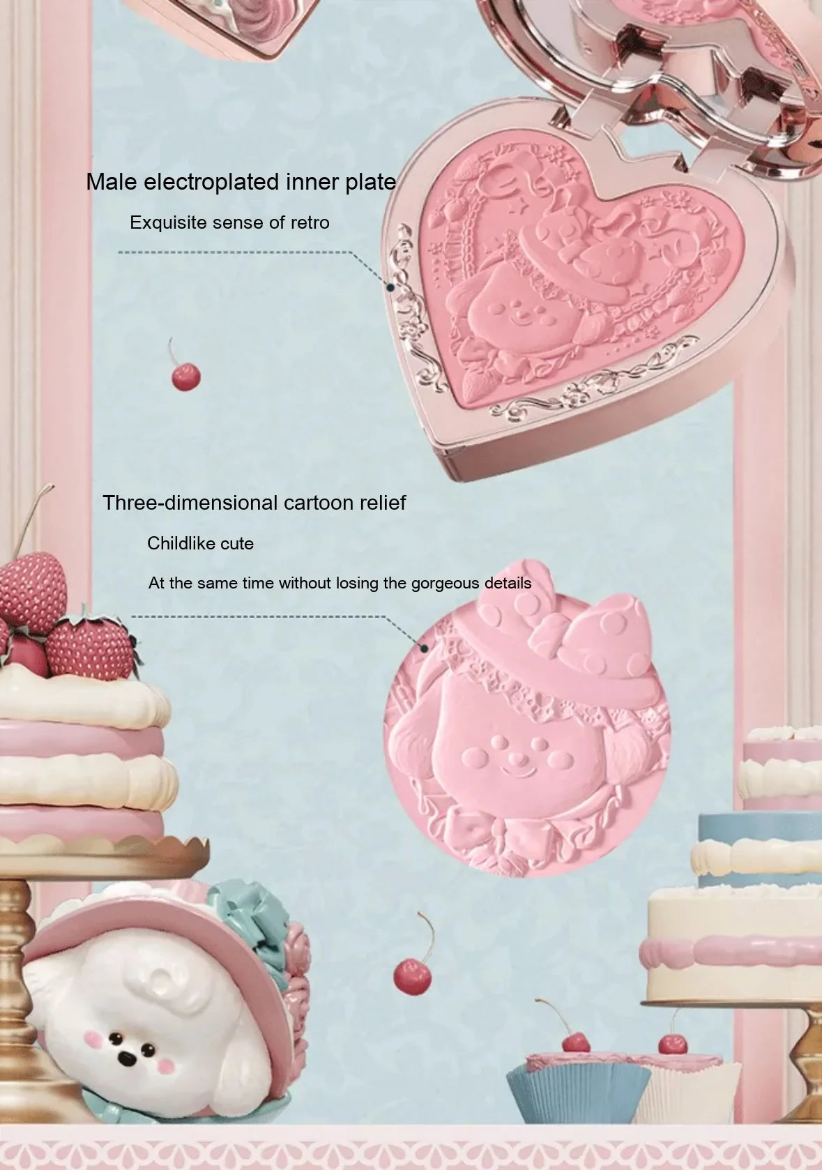 Flower Knows Powder Blusher Soft Matte Fog Cheek Blush Never Family Series   Relief Color Girl Natural Durable Naiwa Shop