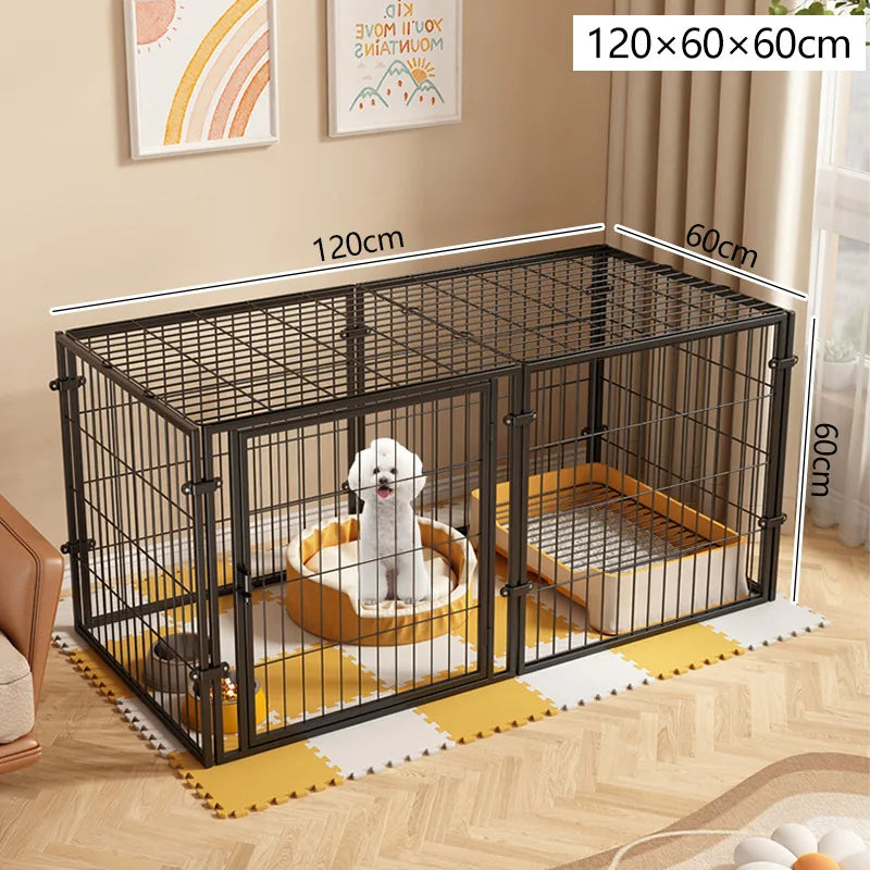 Pet Fence,Dog Cat,Indoor Small Dog,Prison Break Prevention,Dog Nest,Dogs Cage,Home Use,Extra Large,Thickened, Reinforced Cage