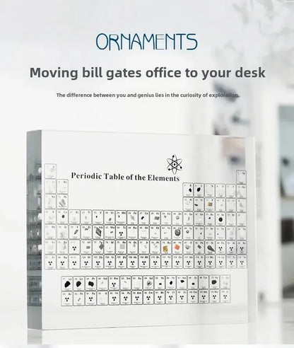 Elements Period Table Embedded Samples Graduation Gifts Exhibition Acrylic Desktop Ornaments Small Decorative Pieces