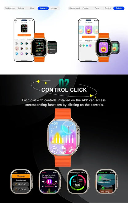 BW9 Pro Smartwatch - Independent SIM card calling, dual-core CPU, 2D graphics enhancement and an ultra-long 400mAh battery life