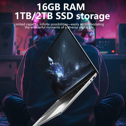 LENO 14.1" Ultra Slim Laptop – Intel 4405U, 16GB RAM, 2TB SSD, Windows 11