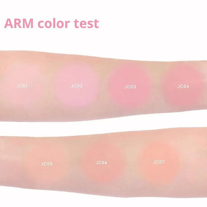 Liquid Powder Blusher, High Gloss, Three In One, Shrink And Expand Color, Natural Nude Color, Pseudo Plain Blush