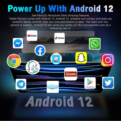 2025 New Tab 14 Tablet Android 12 8 Inch HD 16GB+1TB 8800mAh 5G Dual SIM Bluetooth WiFi GPS Google Play Tables PC Mi Tab