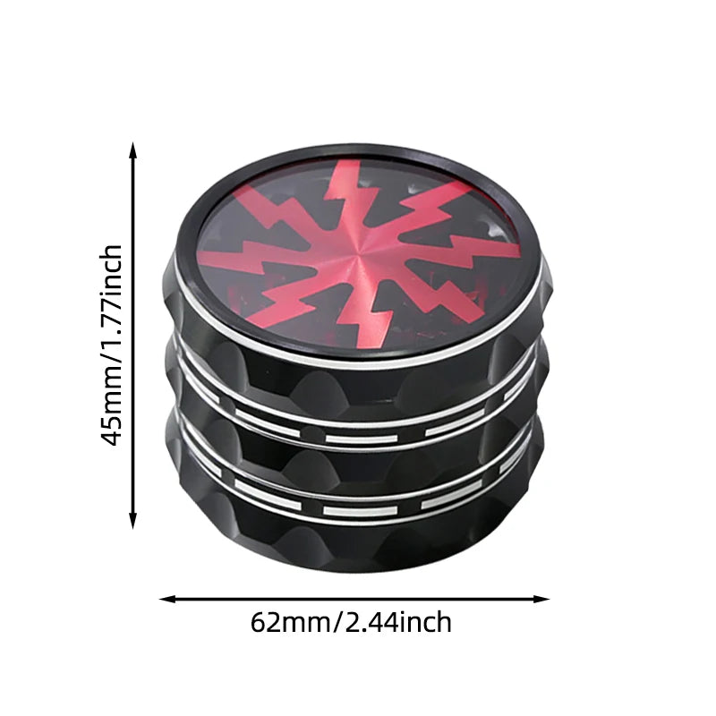4 Layers Premium Zinc Alloy Herb Grinders for Smoking, Multifunctional Crusher,Grass Grinders,Tobacco Smoking Gadgets