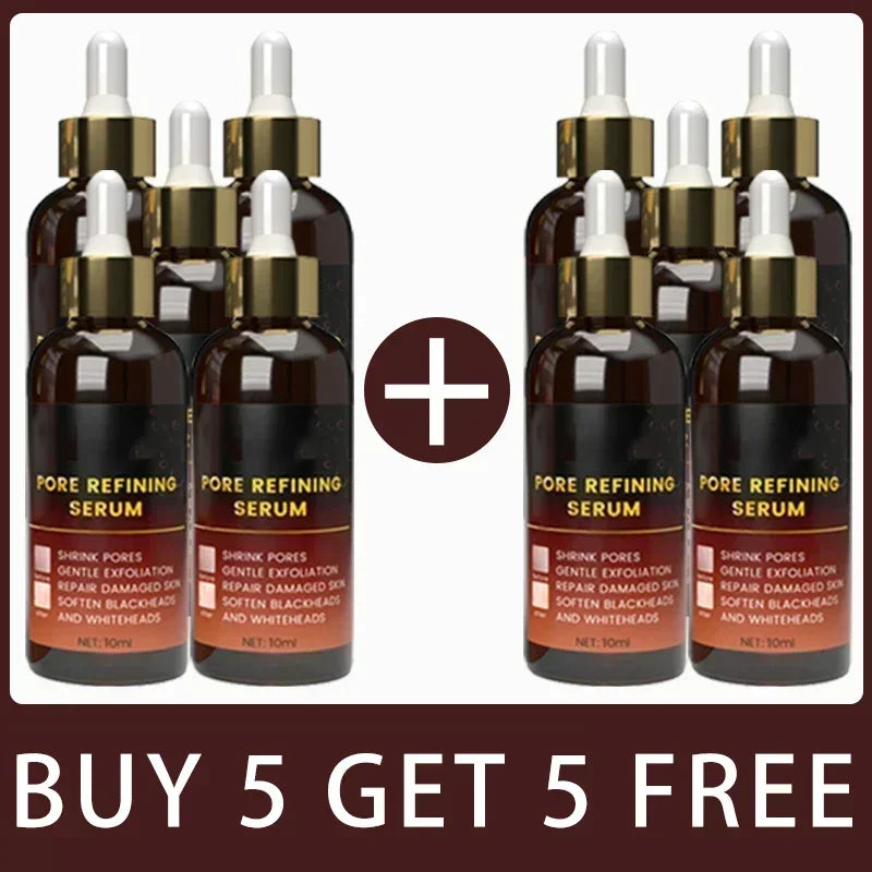 Pore Minimizing Serum Acid Shrink Pores Removing Large Pores Blackheads face Moisturizing Brightning Skin Care Essence Oil
