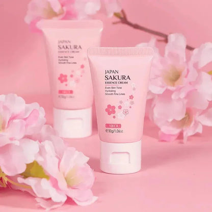 Sakura Whitening Face Serum Anti Aging Fade Fine Lines Tighten Pores Improve Melanin Pigment Dull Moisturizer Brighten Skin Care
