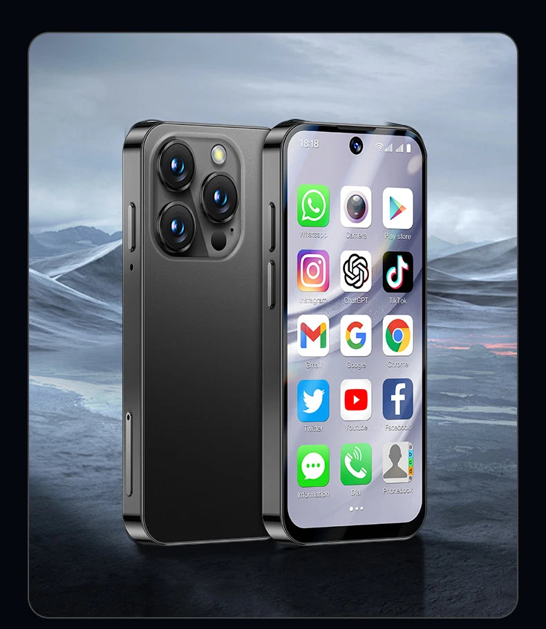 2025 NEW mini Android Smartphone 3.88" HD Display,4G LTE/3G WCDMA,4GB+128GB/2GB+16GB,2000mAh Battery Small Mobile Phone Unlocked