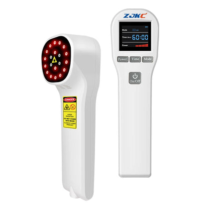 ZJKC Professional Pain Relief Physiotherapy Cold Laser Therapy Device for Pet Dog Cat Wound Injuries 650nm 808nm Home Handheld