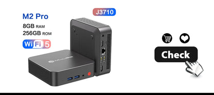 MLLSE Mini PC M2 Air Intel Gemini Lake N4000 Intel J3710 6GB RAM 128GB ROM Dual-Band WiFi Bluetooth USB Mini Computer