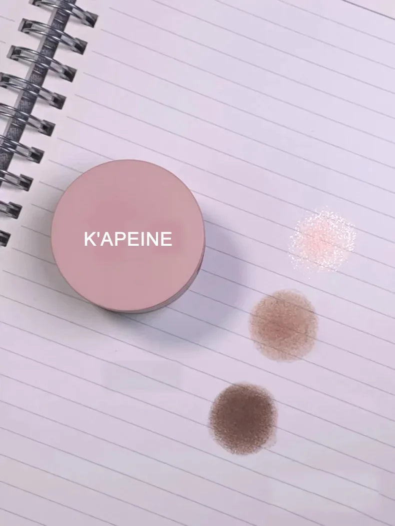 Macaron Three-layer Eyeshadow New Pearlescent Matte Flash Contouring Earth Tone Band Mirror Nose Profile 3-in-1 Makeup Palette