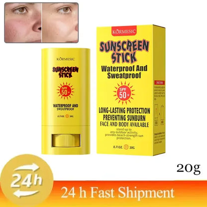 Sunscreen Cream Stick SPF 50+ UV Protective Anti Oxidant Sun Block Isolation Cream Lightweight Korea for All Skin Type Cosmetics