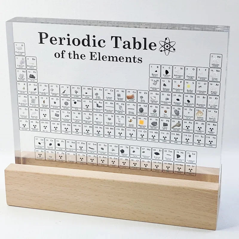 Elements Period Table Embedded Samples Graduation Gifts Exhibition Acrylic Desktop Ornaments Small Decorative Pieces