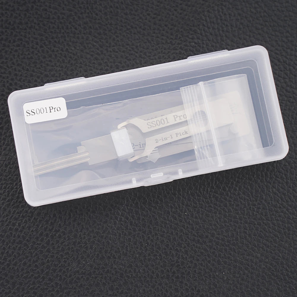 1-5PCS Keys Decoder Hook Tool O-ring Pickup Kit 2 In 1 Precision Hook & Pick Set Lock Decoder Stainless Steel Precision Tools