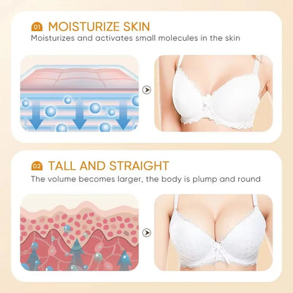 Fast Growth Breast Enlargement Cream Lift Firm Breast Improve Sagging Massage Chest Rapidly Body Moisturizing Smooth Bright Care