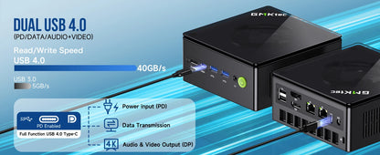 GMKtec K8 Plus Mini PC – AMD Ryzen 7 8845HS, DDR5, Oculink, Windows 11 Pro
