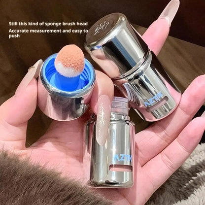 Liquid Powder Blusher, High Gloss, Three In One, Shrink And Expand Color, Natural Nude Color, Pseudo Plain Blush