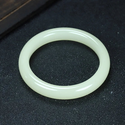 Multicolor Imitate Jade Bangle Charm Jewellery Fashion Accessories Hand-Carved Lucky Amulet Gifts for Women Her Men