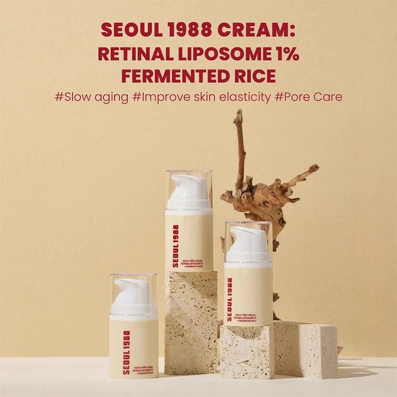 Seoul 1988 Korean Skin Care Set Snail Mucin Eye Contour Care Vitamin C Retinol Dark Circles Removal Seoul 1988 Korean Cosmetics