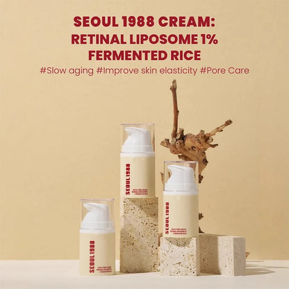 Seoul 1988 Korean Skin Care Set Snail Mucin Eye Contour Care Vitamin C Retinol Dark Circles Removal Seoul 1988 Korean Cosmetics