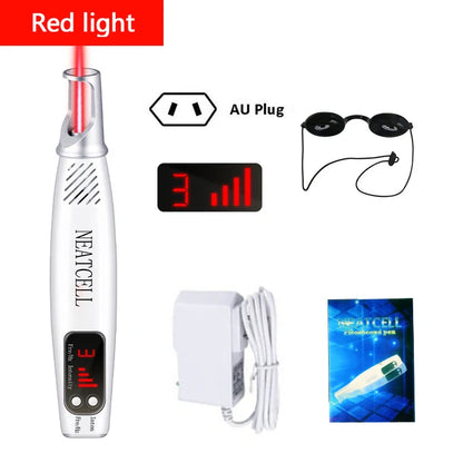 Picosecond Laser Pen Freckle Tattoo Removal Dark Spot Remover Blue & Red Light Machine Portable Scar Mole Remover Beauty Care