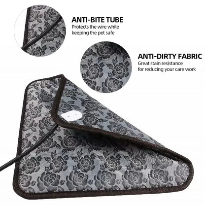 Winter Pet Heating Blanket Waterproof Wearable Wear Resistant Temperature Warm Cat Dog Mattress Indoor Heating Pad Pet Supplies