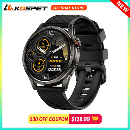 2025 KOSPET MAGIC R10 GPS Smart Watch For Men Women Dual-Band 180 Sport Modes Health Management 5ATM Waterproof Anti-fingerprint