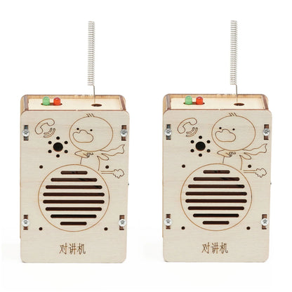 DIY Wireless Walkie-talkie Model Science Toys for Kids Physics Experimental Tool Kit Children Educational Toys School Supply