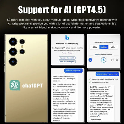 HOT 2025 new S25 Ultra original intelligent 5G dual card dual standby Android 14 system global version 16GB+1TB 8000mAh battery