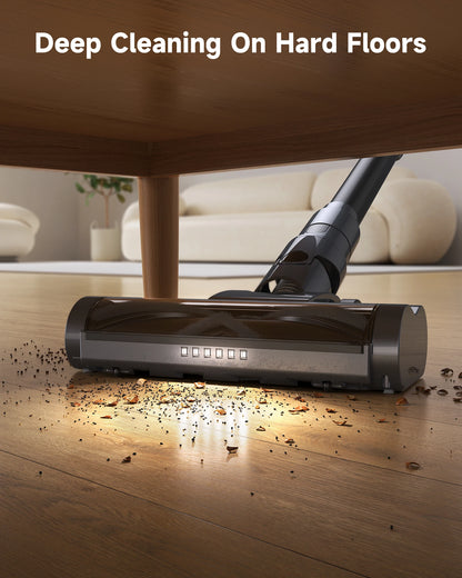 Lubluelu 30000Pa Cordless Vacuum Cleaner Powerful Suction Wireless Vacuum Cleaner Anti-Tangle Vacuum for Hard Floor Pet Hair