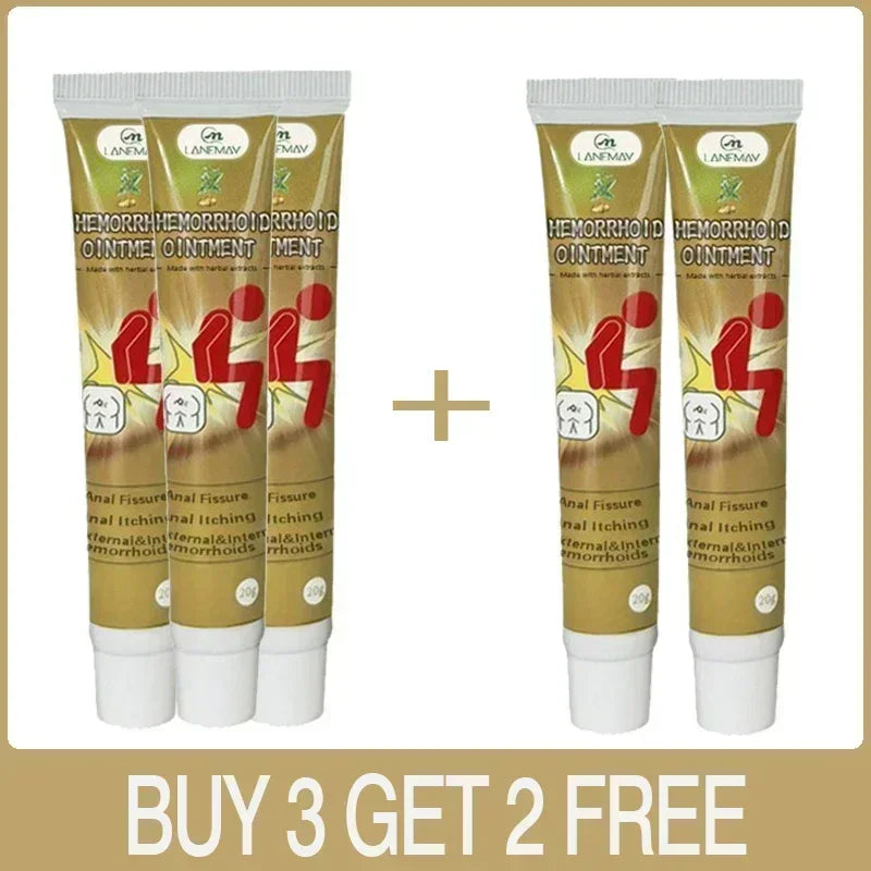 NewHemorrhoid Remover Cream Internal Piles Natural Herbal Extract Relieve Anal Anus Swelling Bleeding Gel Removal Hemorrhoids C