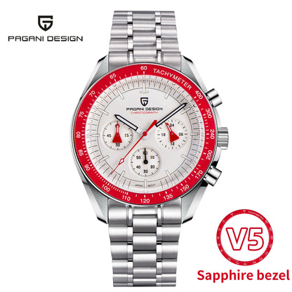 PAGANI DESIGN 2025 New Tribute to CK2998 Moon Watch Men Luxury Quartz Watches For Men AR Sapphire crystal Sport Chronograph Man