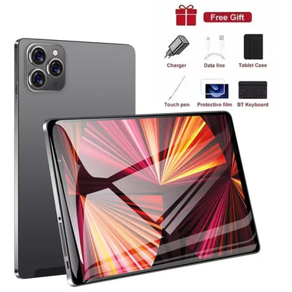 2025 New Tab 14 Tablet Android 12 8 Inch HD 16GB+1TB 8800mAh 5G Dual SIM Bluetooth WiFi GPS Google Play Tables PC Mi Tab