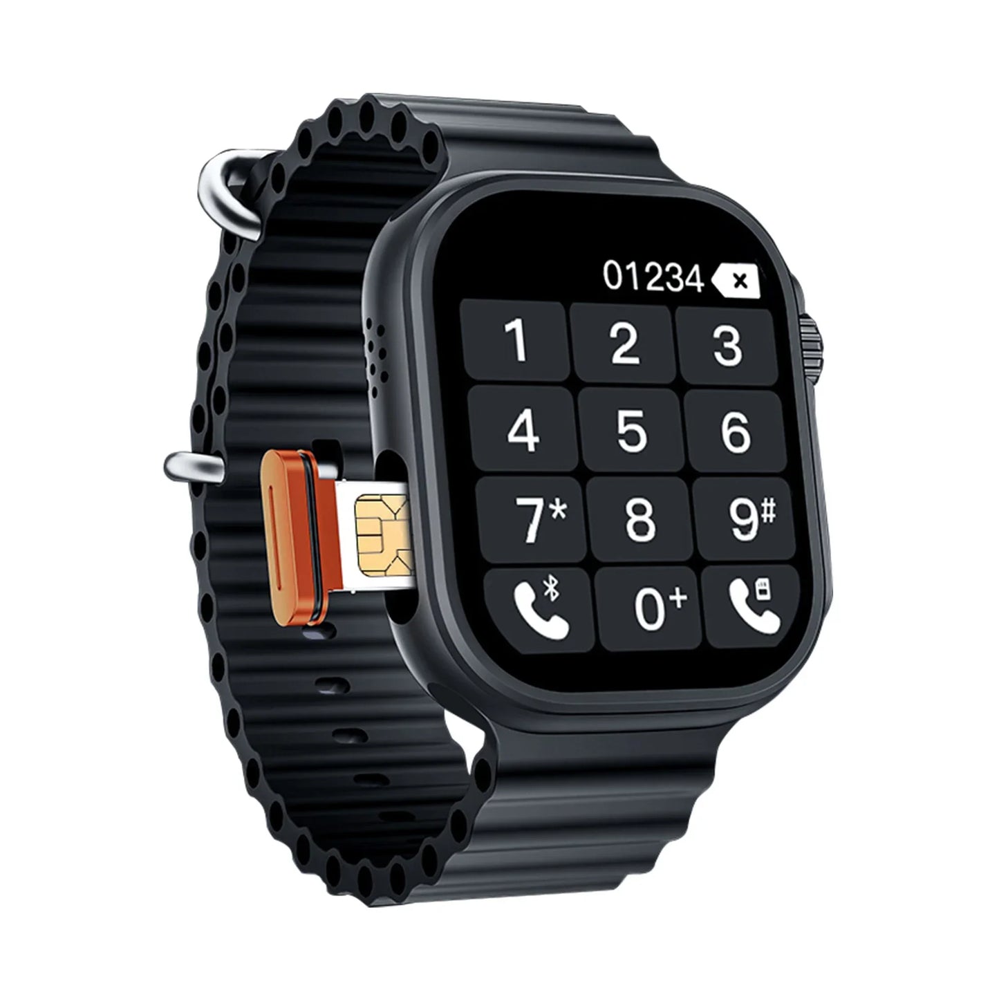 BW9 Pro Smartwatch - Independent SIM card calling, dual-core CPU, 2D graphics enhancement and an ultra-long 400mAh battery life