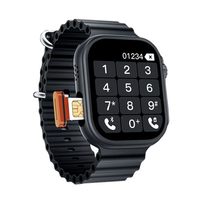 BW9 Pro Smartwatch - Independent SIM card calling, dual-core CPU, 2D graphics enhancement and an ultra-long 400mAh battery life