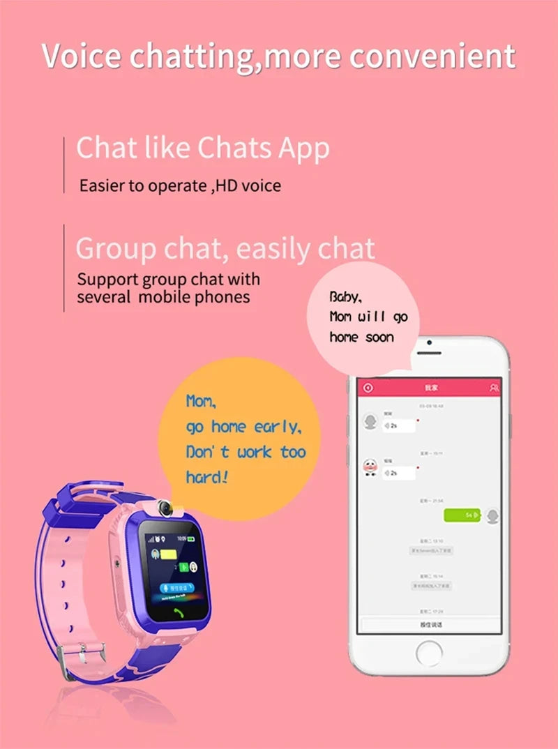 Xiaomi Kids Smart Watch SOS GPS Location 4G Sim Card Call Child Smart Watch Camera Waterproof Boys Girl Gift For Ios Android NEW