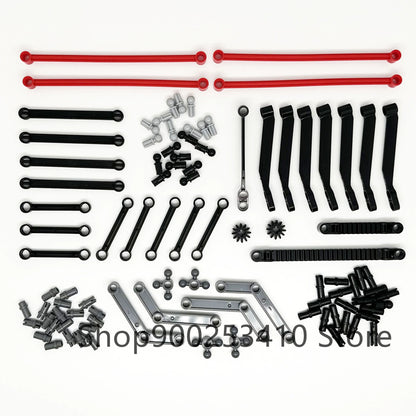 High-Tech Plastic Building Blocks Bricks Car Gear Link Liftarm Beam Cross Axle DIY Assembling MOC Bulk Technology Set Toys