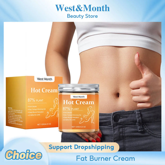 Fat Burner Weight Loss Cream Anti Cellulite Shaping Sculpting Firming Arms Belly Abdomen Thigh Legs Full Body Massager Hot Cream