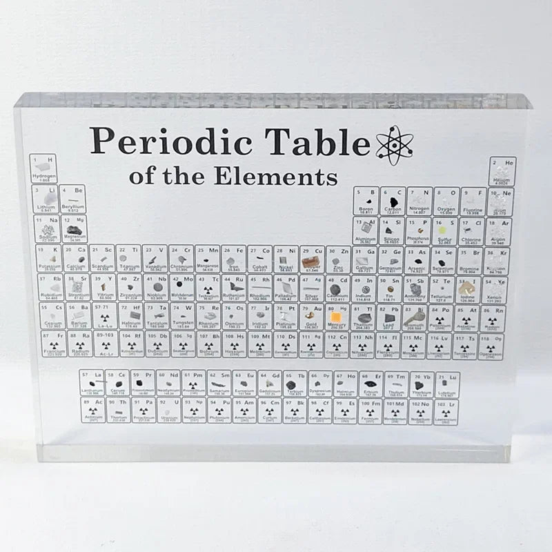 Elements Period Table Embedded Samples Graduation Gifts Exhibition Acrylic Desktop Ornaments Small Decorative Pieces