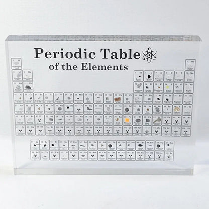 Elements Period Table Embedded Samples Graduation Gifts Exhibition Acrylic Desktop Ornaments Small Decorative Pieces