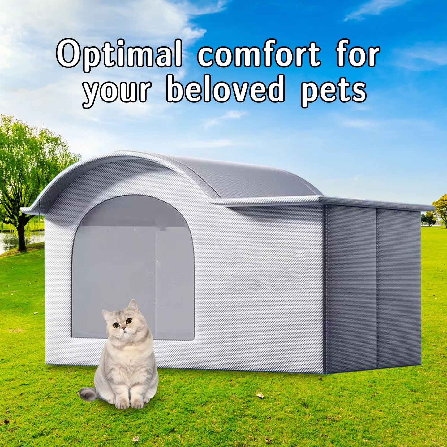all seasin small Cat dog Air Conditioning House BED Summer Cooling  winter warm Nest Dog Dog Four Seasons Pet House